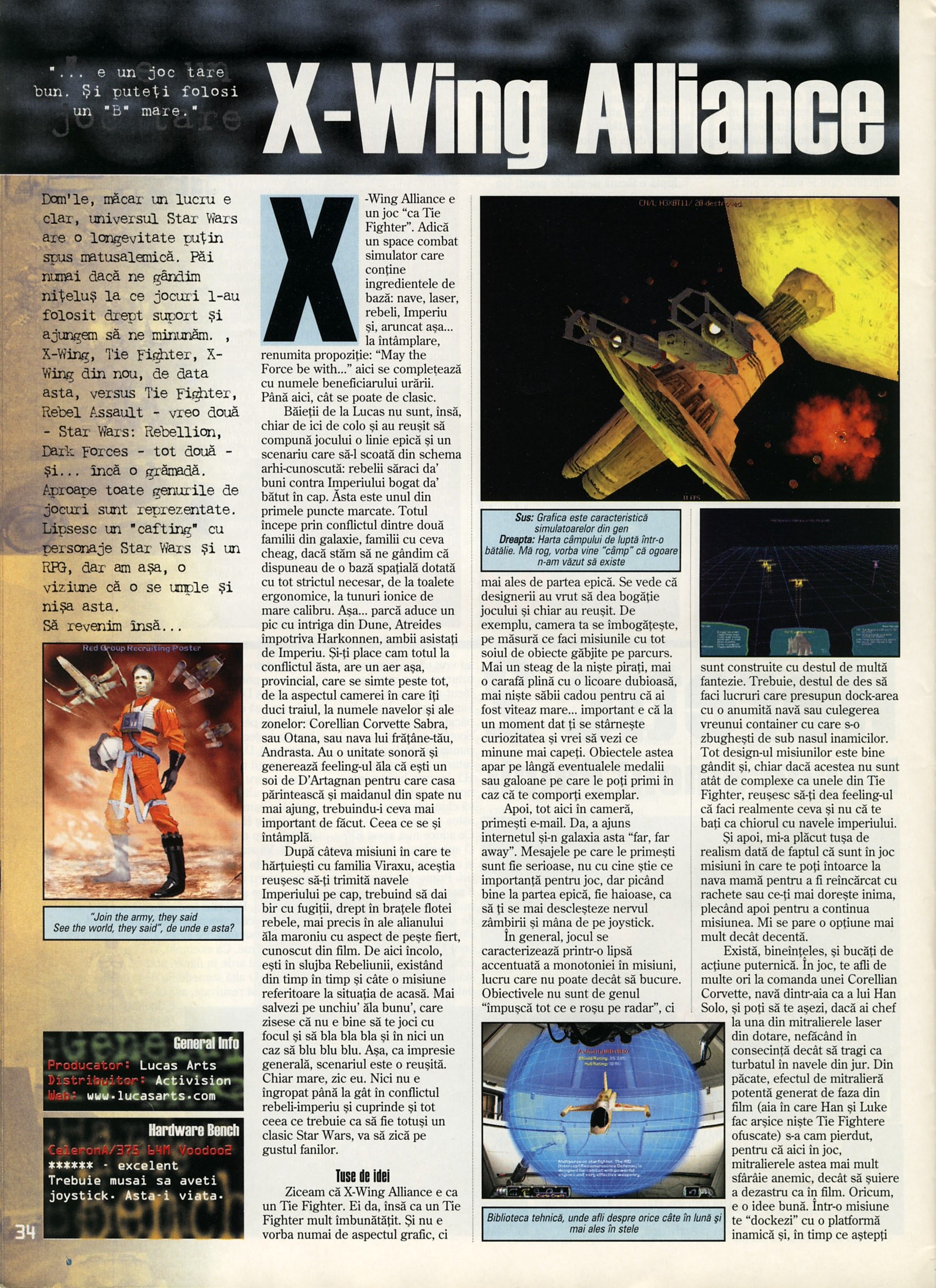 Numărul 5 (15), Mai 1999, pagina 36 — X-Wing Alliance