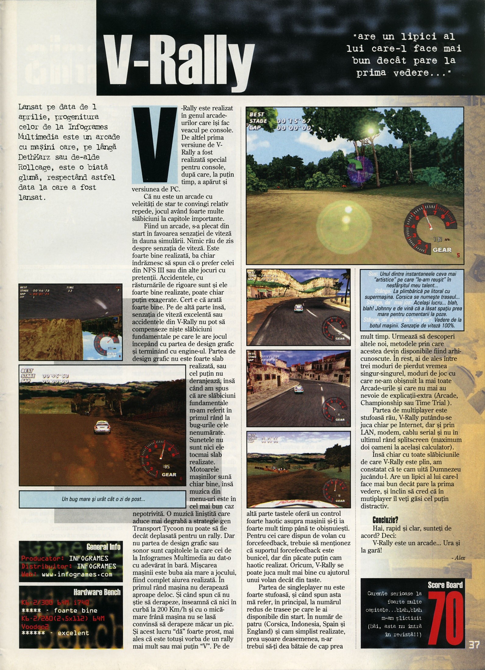 Numărul 5 (15), Mai 1999, pagina 39 — V-Rally