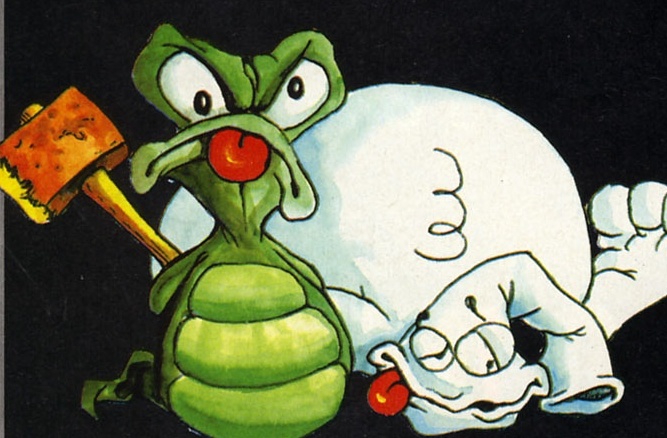 Monstrul verde cu ciocanul și "cititorul" alb — ilustrația editorialului