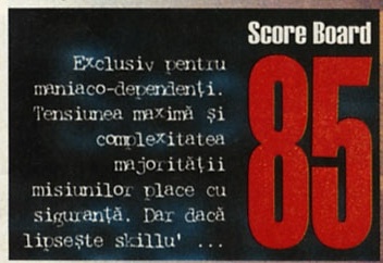 Score Board — 85
