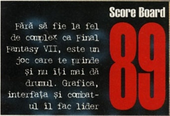 Score Board — 89