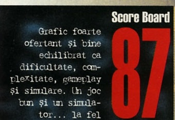 Score Board — 87