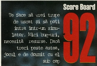 Score Board — 92