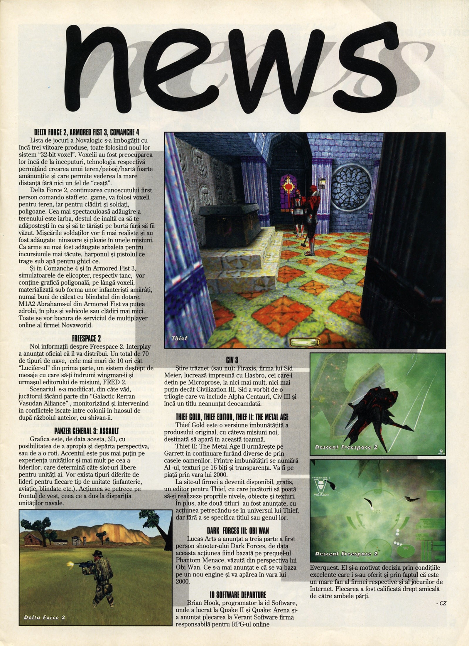 Nr. 6 (16), Iulie-August 1999, pagina 7 — News