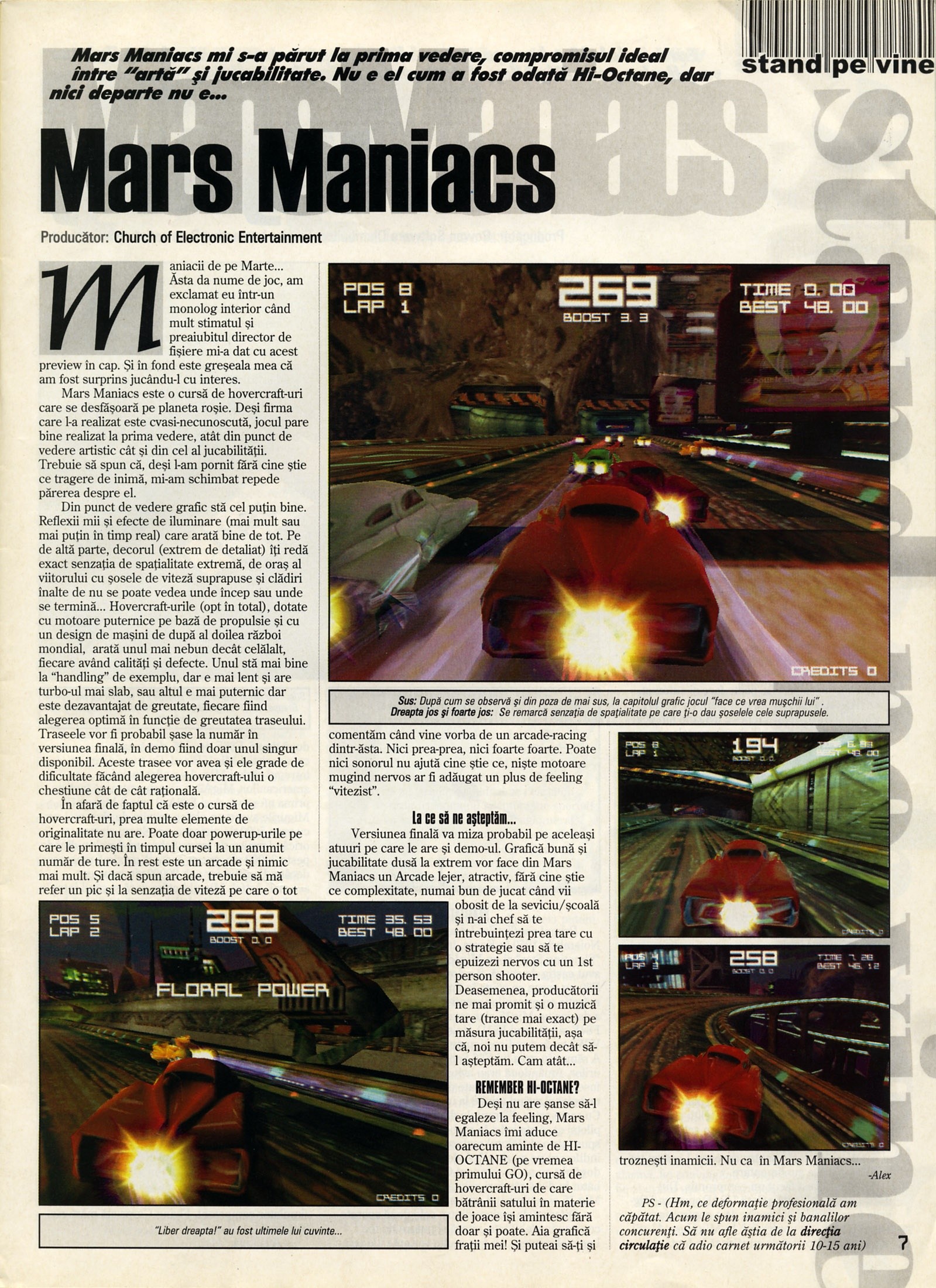 Nr. 6 (16), Iulie-August 1999, pagina 9 — Mars Maniacs