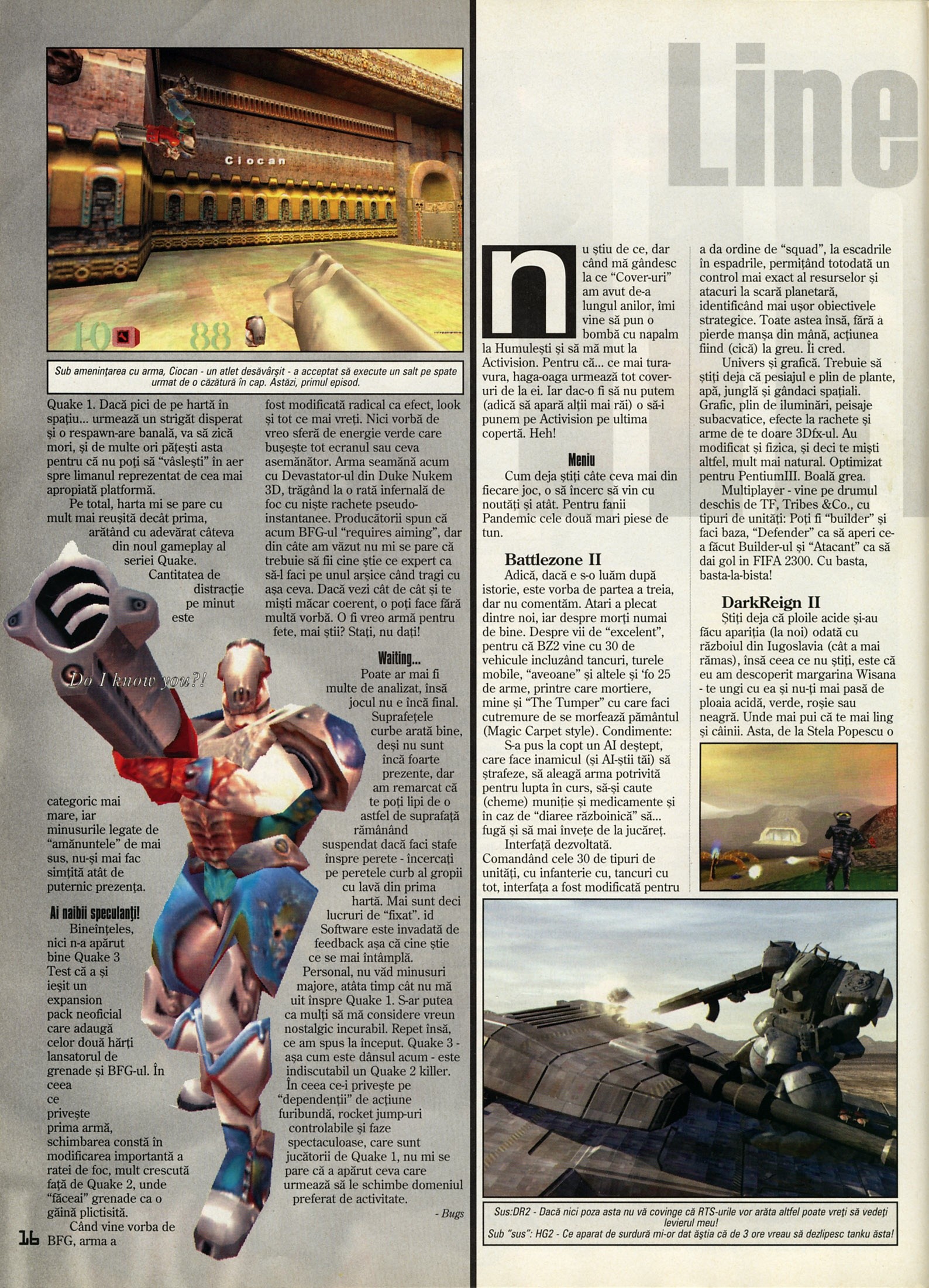 Nr. 6 (16), Iulie-August 1999, pagina 18 — Activision Line Up